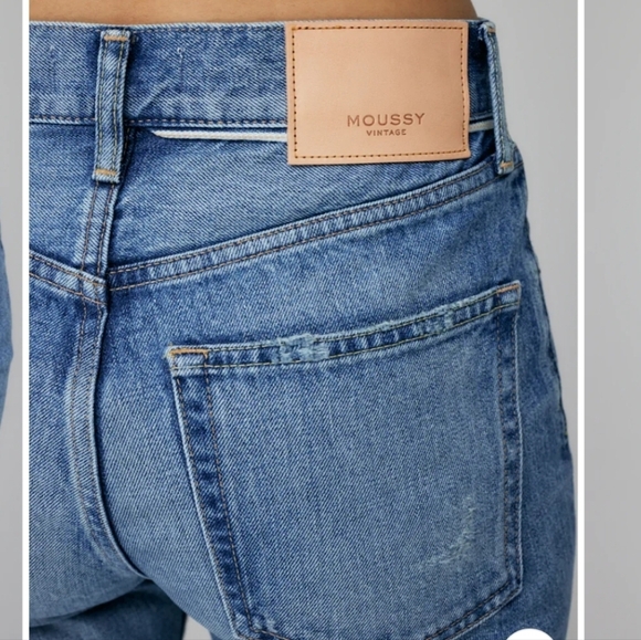 Moussy Vintage MV Saint Charles Remake Flare in blue made in Japan denim size 32 - Picture 3 of 16